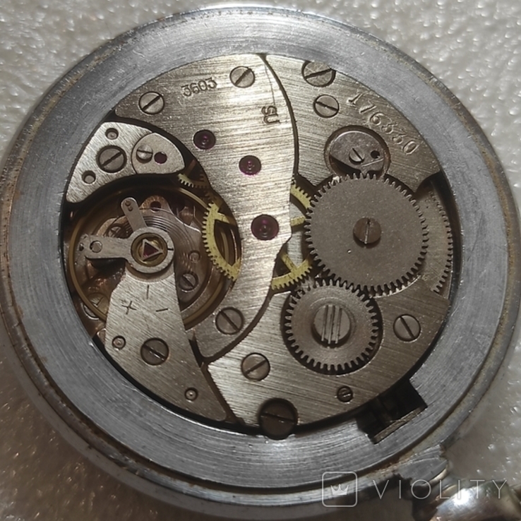Pocket watch Zipper 3603 with shockproof balance, photo number 5