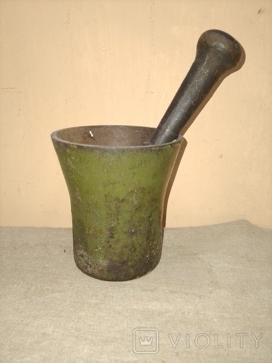 Mortar with pestle ., photo number 2