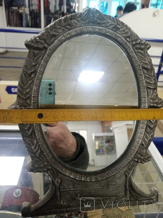 Mirror in a metal frame, photo number 3