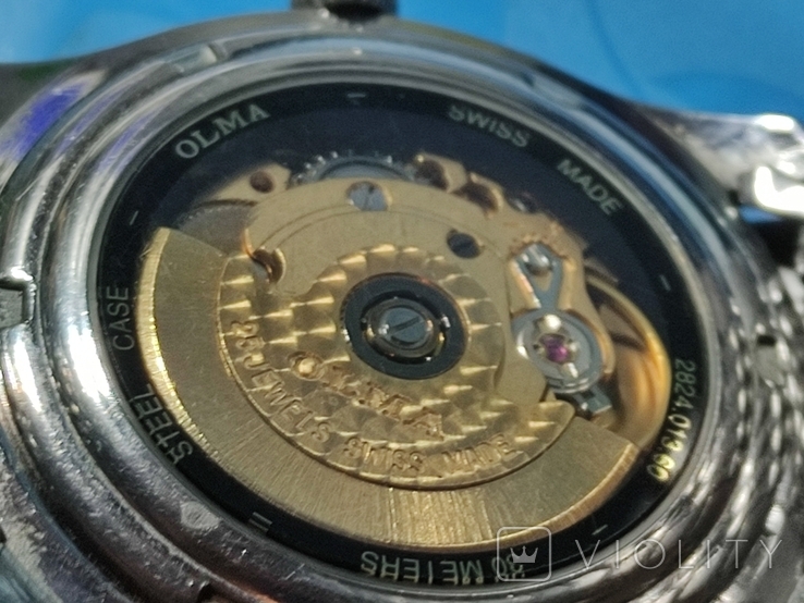 Automatic self-winding Olma watch on caliber 2824.013.60 (with native box), photo number 9