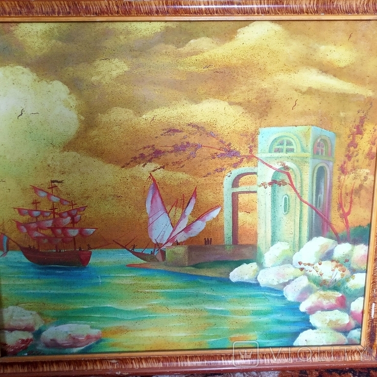 The painting was painted in oil in 1971. Pirates Bay, photo number 3