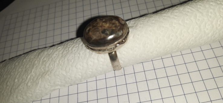Кольцо с натуральным камнем, фото №2