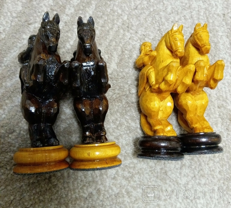 Chess Chess USSR. Large carved., photo number 9