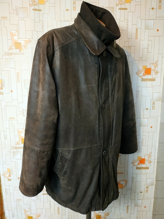 Куртка потужна шкіряна чоловіча LEATHER COLLECTION p-p XL, numer zdjęcia 3