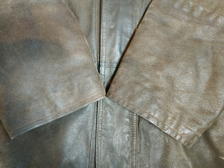 Куртка потужна шкіряна чоловіча LEATHER COLLECTION p-p XL, numer zdjęcia 10