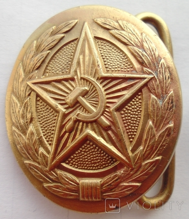 USSR. Buckle on officer's parade belt, photo number 3