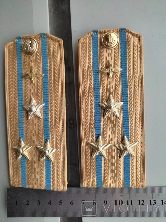 Vintage. Shoulder straps ceremonial of the Colonel of Aviation of the USSR Navy, photo number 6