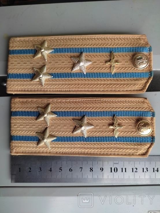 Vintage. Shoulder straps ceremonial of the Colonel of Aviation of the USSR Navy, photo number 7