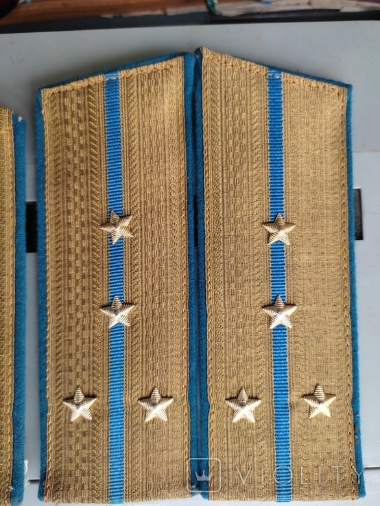 Vintage. Shoulder straps ceremonial captain of naval aviation of the USSR Navy, photo number 4