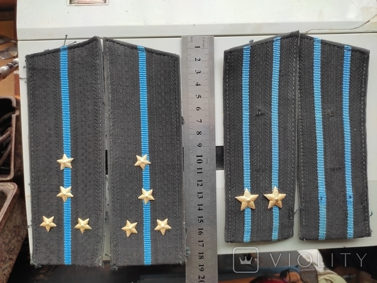 Vintage. Shoulder straps of a naval aviation officer of the USSR Navy, photo number 6