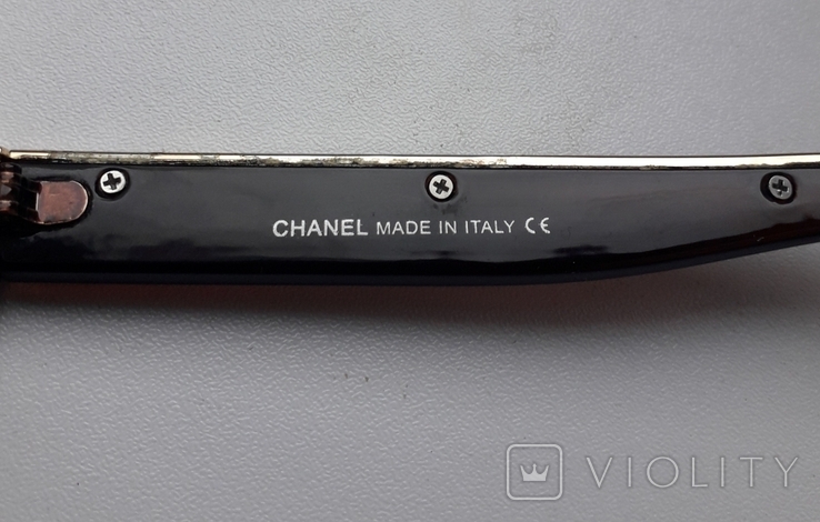 Chanel unisex, оригинал смолы/позолоченый декор, Италия, классический стиль, фото №8