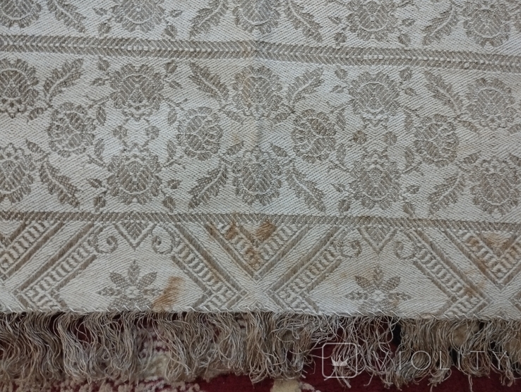 Large ancient tablecloth, photo number 4