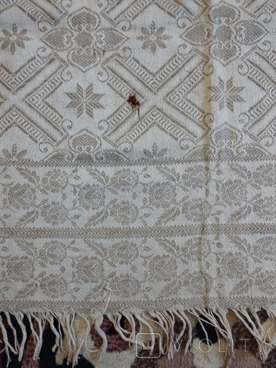 Large ancient tablecloth, photo number 6