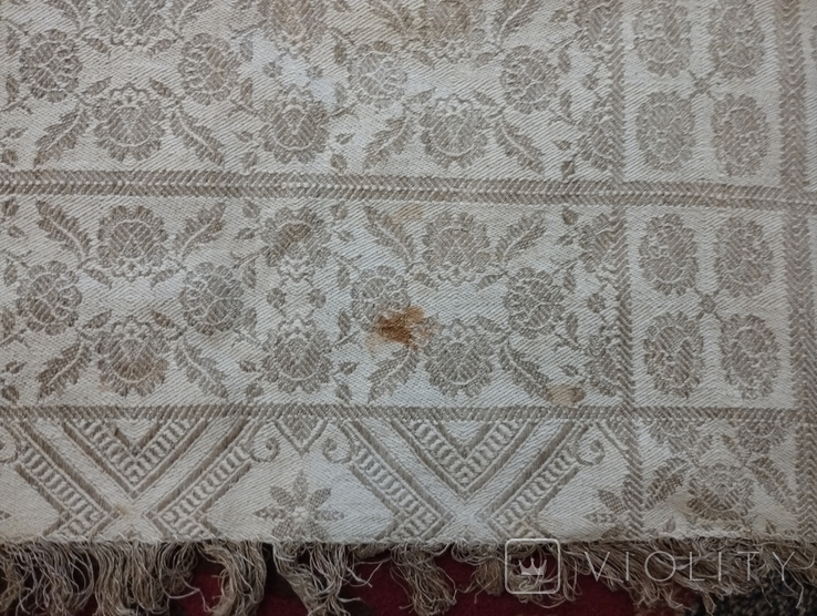 Large ancient tablecloth, photo number 11