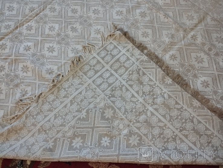 Large ancient tablecloth, photo number 12