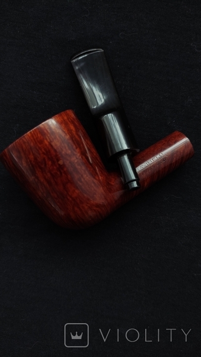 Savinelli Straight Grain Italy smoking pipe for briar tobacco, photo number 8