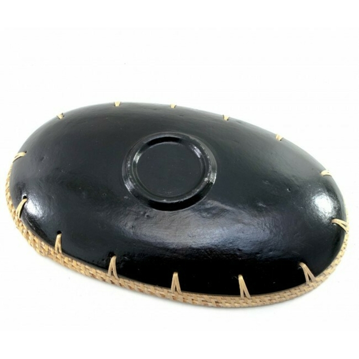 Блюдо терракотовое овальное Саламандра, фото №3