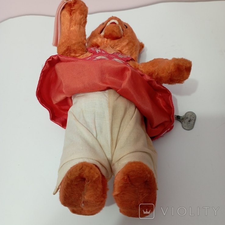 Antique clockwork plush toy bear dancing sawdust of the USSR (113097564) -  buy on Violity