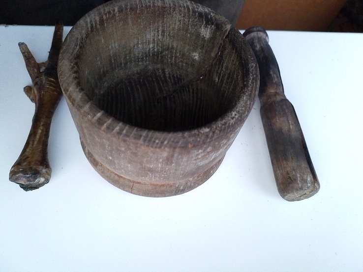 Ритуальный набор 3 предмета(ступка,пестик,куриная лапа), фото №9