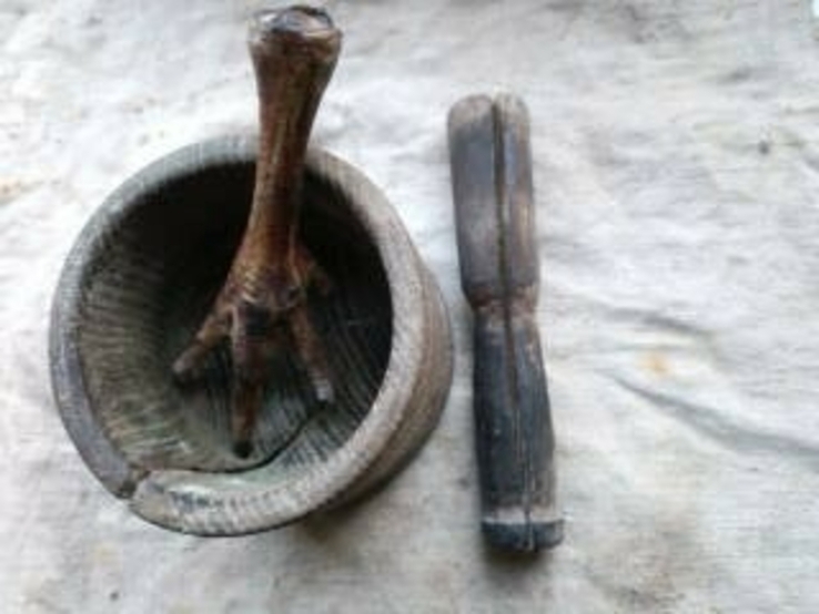 Ритуальный набор 3 предмета(ступка,пестик,куриная лапа), numer zdjęcia 11
