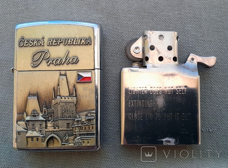 Gasoline Lighter Prague Like Zippo, photo number 3