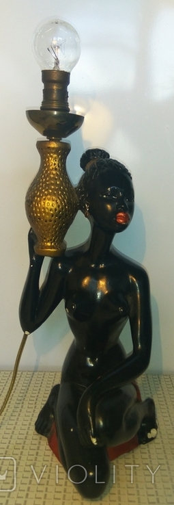 Lamp night light "Black woman with a jug", photo number 2
