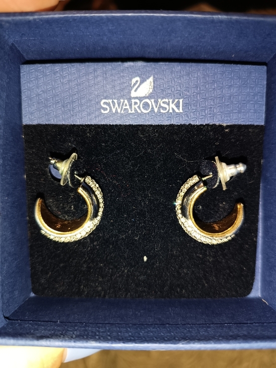Сережки з камінням Swarovski, фото №5