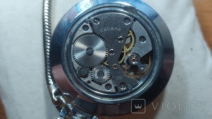 Pocket watch Rocket "ship" USSR Quality Mark based on 2609, photo number 9