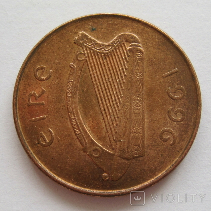 Ірландія 2 пенса 1996 року #5П5, photo number 3