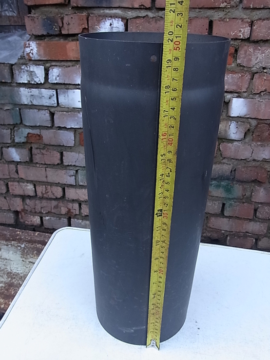 Труба для Котла - Болеряна 50см 18.5х17.5 см товщина 2 мм з Німеччини, numer zdjęcia 3