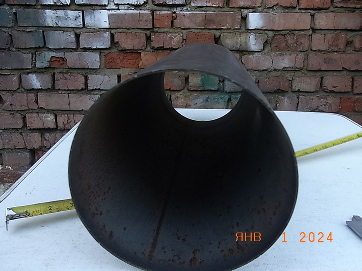 Труба для Котла - Болеряна 50см 18.5х17.5 см товщина 2 мм з Німеччини, photo number 11