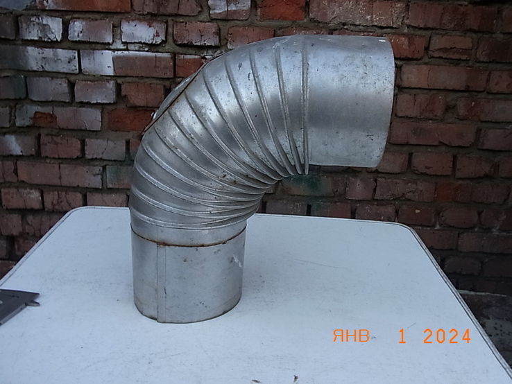 Коліно для Котла - Болеряна 45 градусів нахил 150 мм діаметр з Німеччини, photo number 2