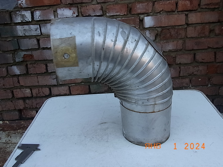 Коліно для Котла - Болеряна 45 градусів нахил 150 мм діаметр з Німеччини, photo number 4