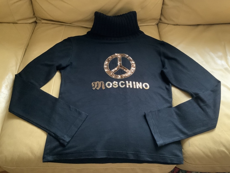Гольф свитер Moschino, чёрный, numer zdjęcia 2