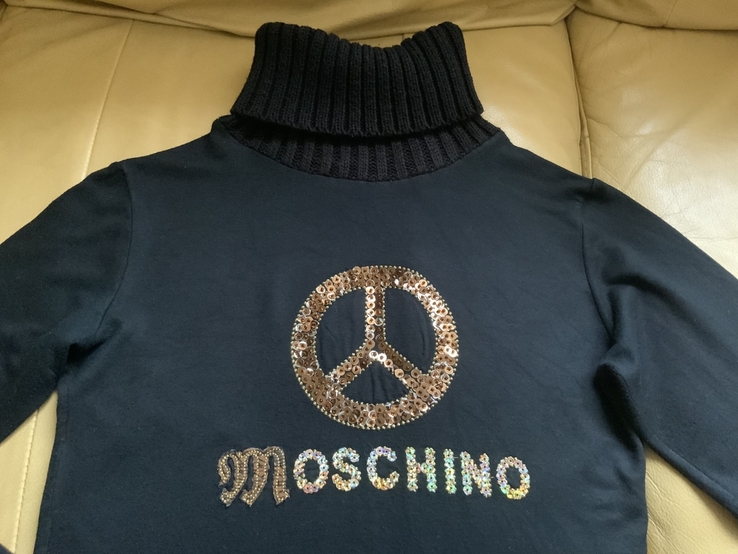 Гольф свитер Moschino, чёрный, numer zdjęcia 3