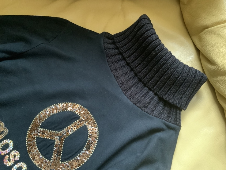 Гольф свитер Moschino, чёрный, фото №7