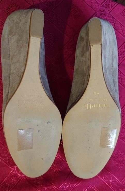Розкішні і зручні туфлі тілесного кольору 39 мінеллі, фото №7