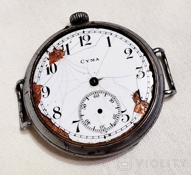 1910 Cyma Swiss Wristwatch 42 mm Diameter Swiss, photo number 2