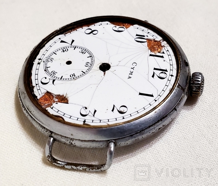 1910 Cyma Swiss Wristwatch 42 mm Diameter Swiss, photo number 5