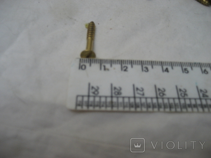 Furniture screws .. under brass .. 90s - 1kg. new., photo number 4