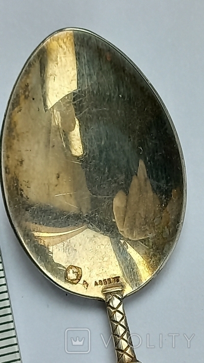 Souvenir spoon "Paris", silver, 13+ grams, France, photo number 3
