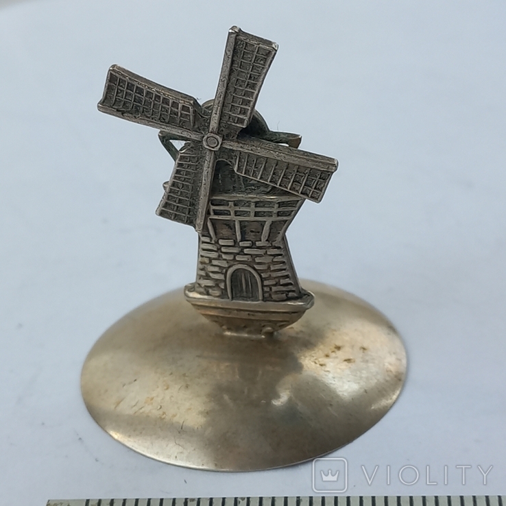 Table souvenir "mill", silver, 8.36 grams, Holland, photo number 2