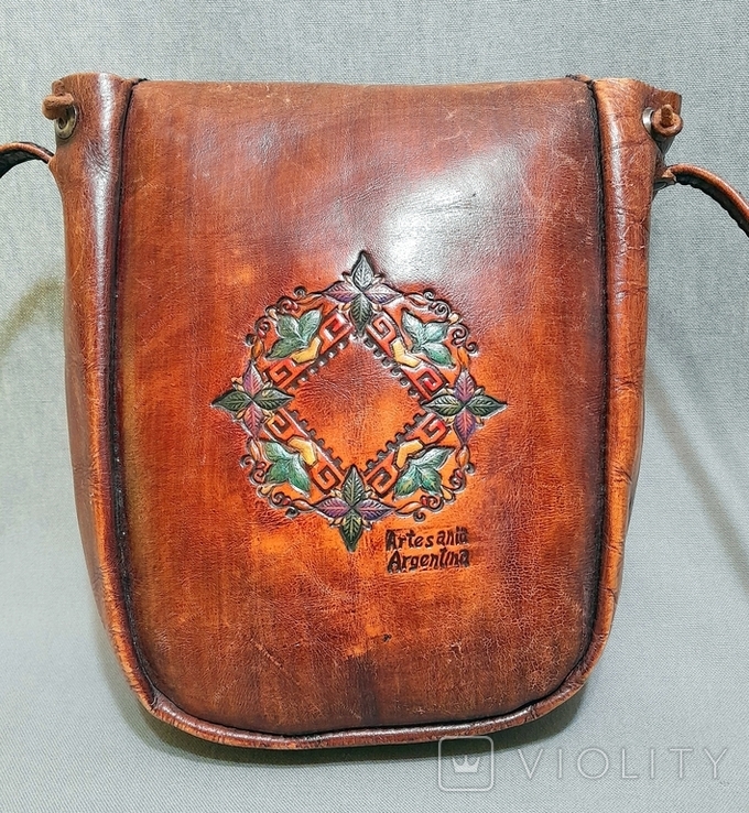 Artesania Argentina Vintage Women's Handbag Genuine Leather, photo number 3