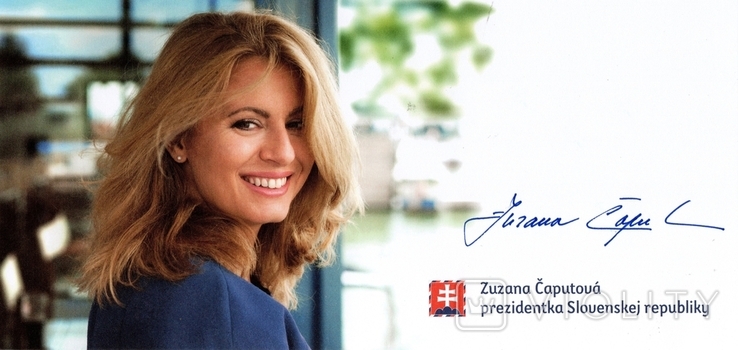 Оригинальный автограф президента Словакии, фото №2