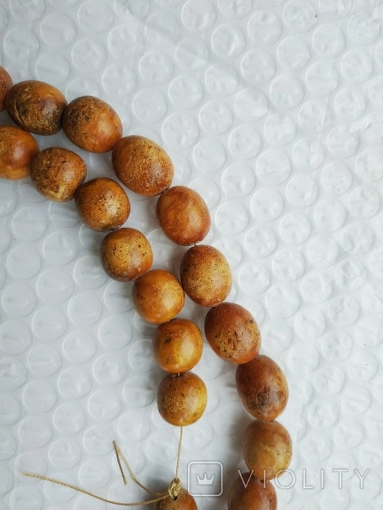 Amber beads 89 grams, photo number 7