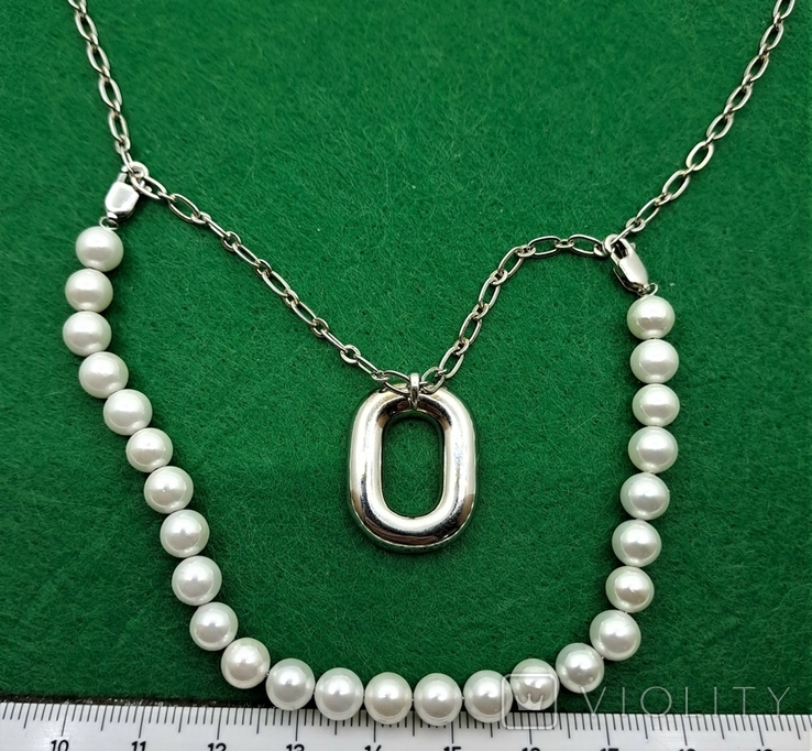 Ожерелье Серебро 925 Натуральный Камень, фото №3