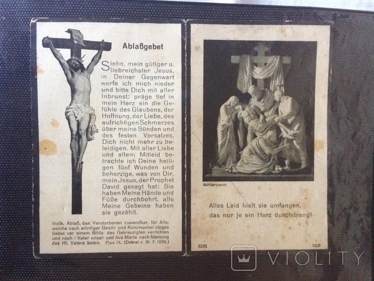 17.4. Католическая траурная брошюрка, Германия, декабрь 1939 года, фото №2