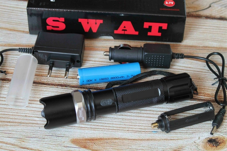 Тактичний ліхтар Swat 8626 Повна комплектація (1289), numer zdjęcia 3