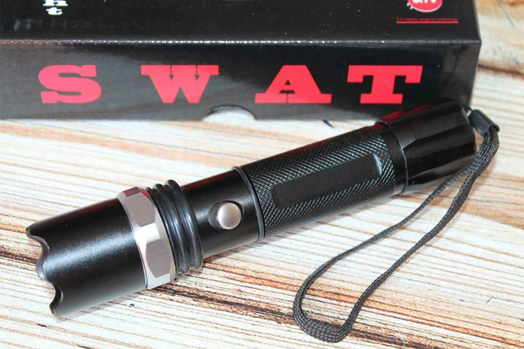 Тактичний ліхтар Swat 8626 Повна комплектація (1289), фото №4