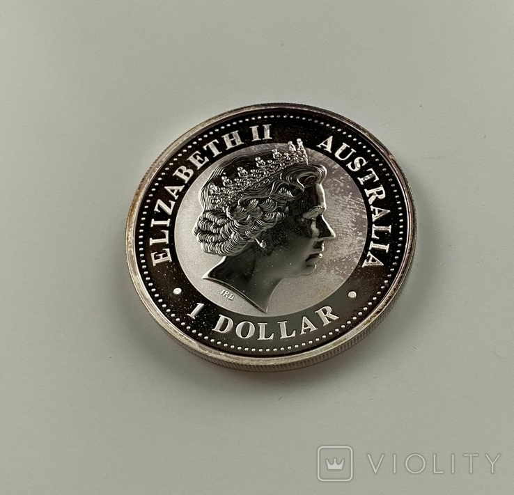 1 доллар, Австралия, 2006 г. Год собаки., фото №2